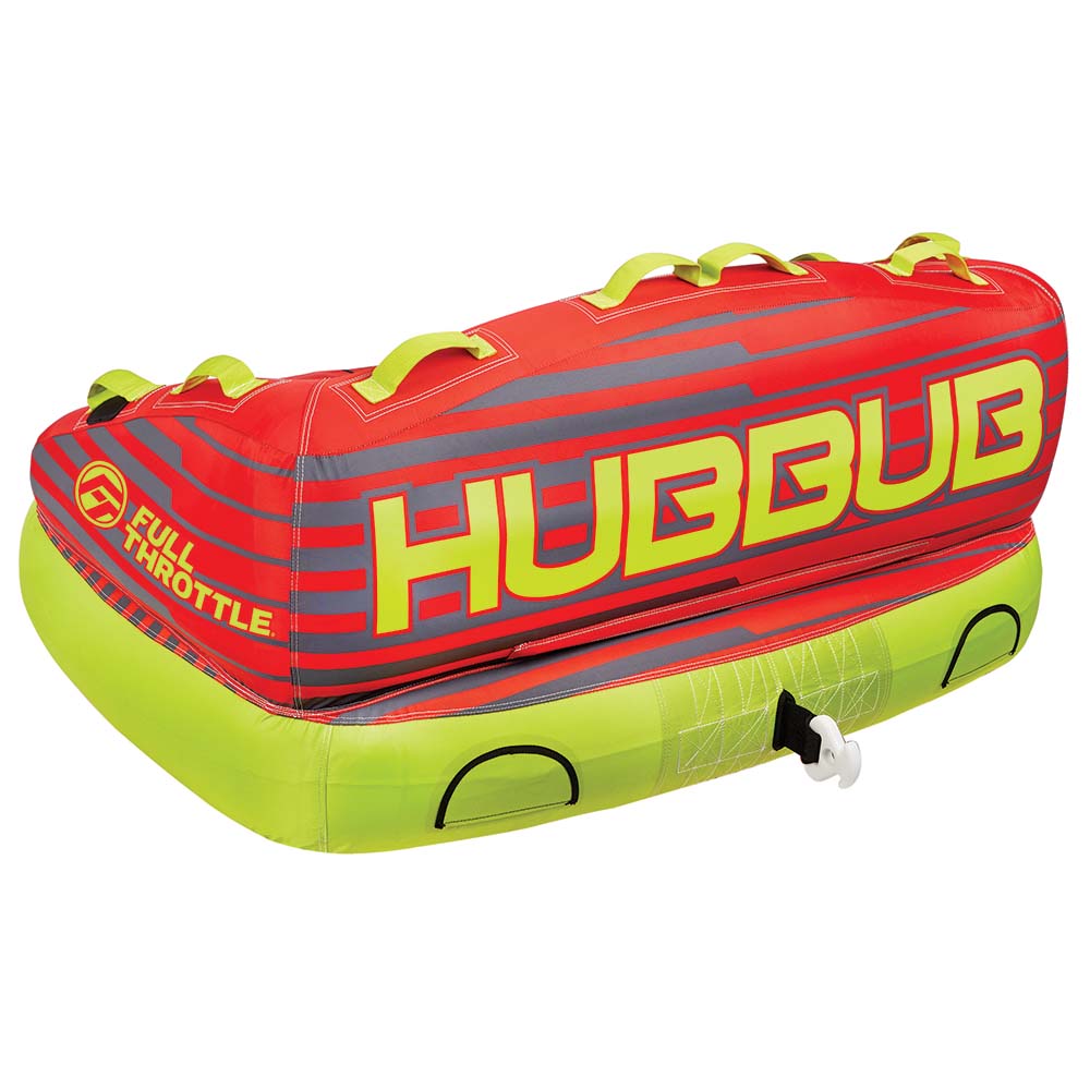 Full Throttle Hubbub 2 Towable Tube - 2 Rider - Red [303400-100-002-21] - The Happy Skipper