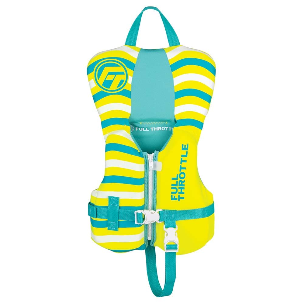 Full Throttle Infant Rapid-Dry Life Jacket - Yellow [142100-300-000-22] - The Happy Skipper