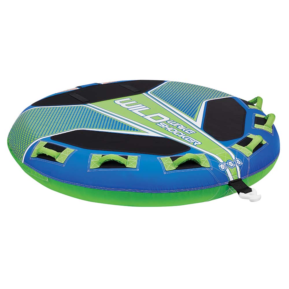 Full Throttle Wild Wake Shocker Towable Tube - 3 Rider - Blue [302400-500-003-21] - The Happy Skipper