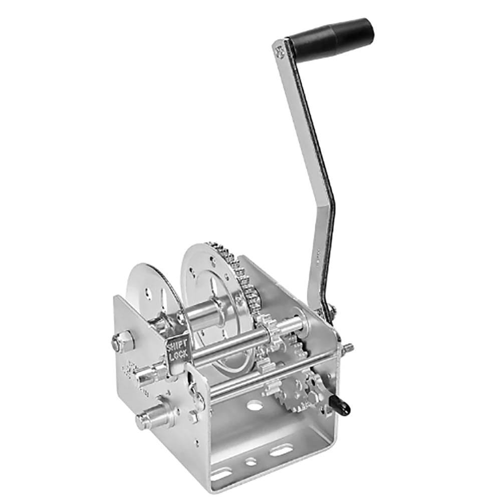 Fulton 2000lb 2-Speed Winch - Strap Not Included [142400] - The Happy Skipper