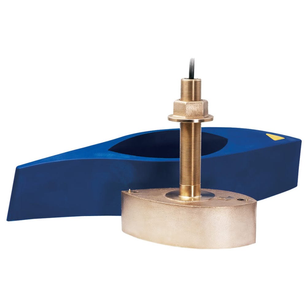 Furuno 526T-HDD Bronze Broadband Thru-Hull Transducer w/Temp, Built-In Diplexer & Hi-Speed Fairing Block 1kW (10-Pin) [526TID-HDD] - The Happy Skipper