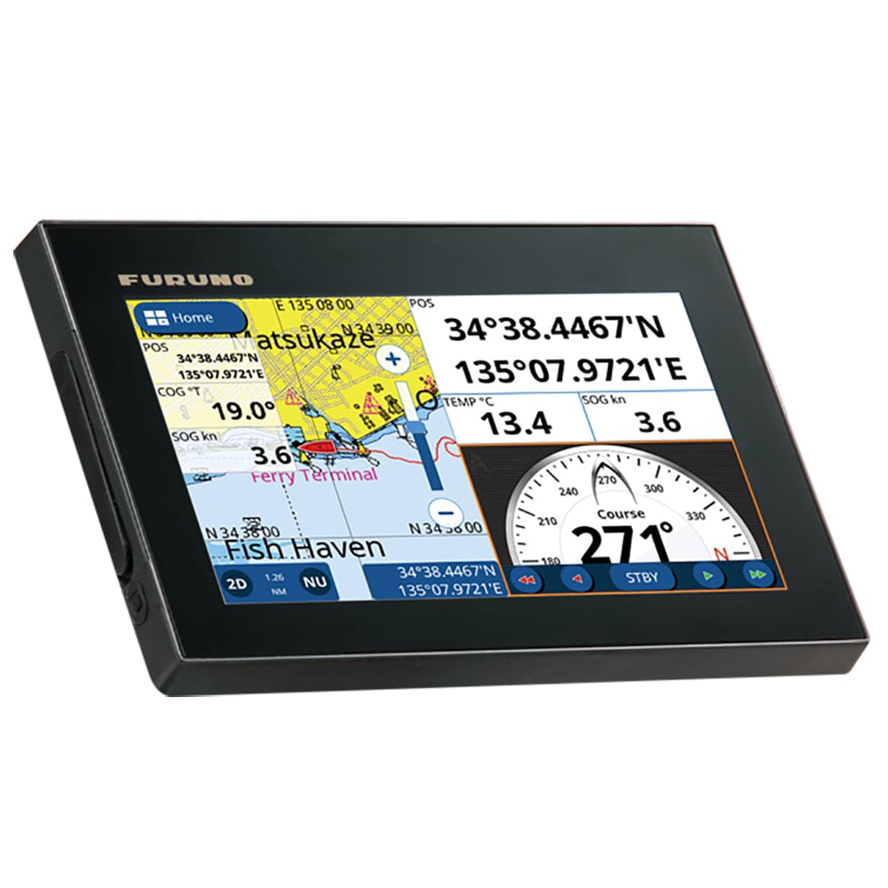 Furuno GP1871F 7" GPS/Chartplotter/Fishfinder 50/200, 600W, 1kW, Single Channel CHIRP [GP1871F] - The Happy Skipper