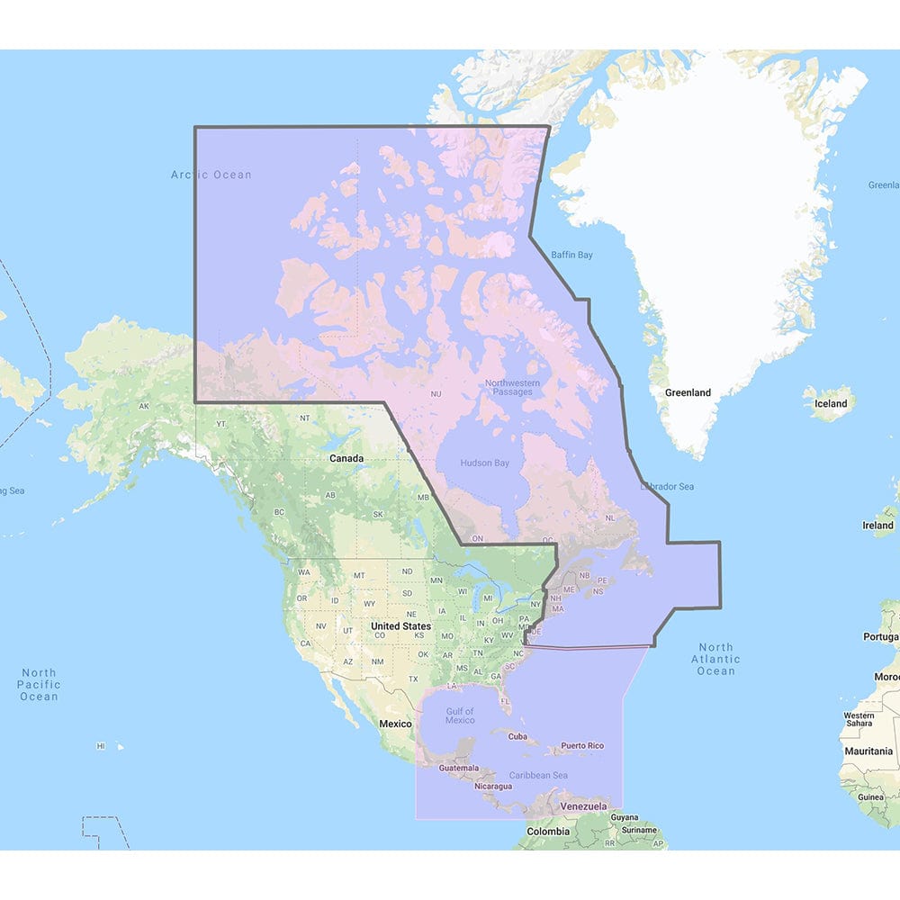 Furuno US Canada Atlantic Coast, Gulf of Mexico, Caribbean Bahamas and central America Vector Charts - Unlock Code [MM3-VNA-033] - The Happy Skipper