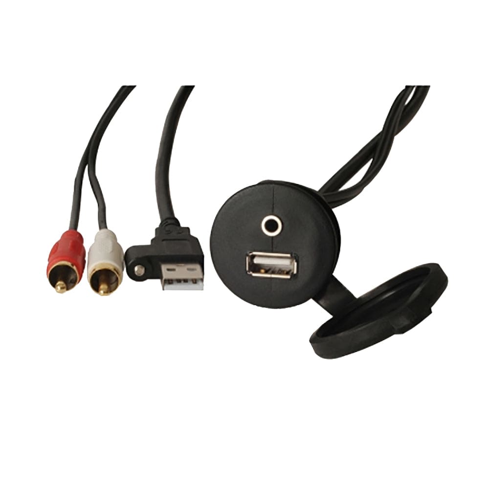 Fusion MS-CBUUSB3.5 Panel Mount USB 3.5mm Headphone Jack [010-12381-00] - The Happy Skipper