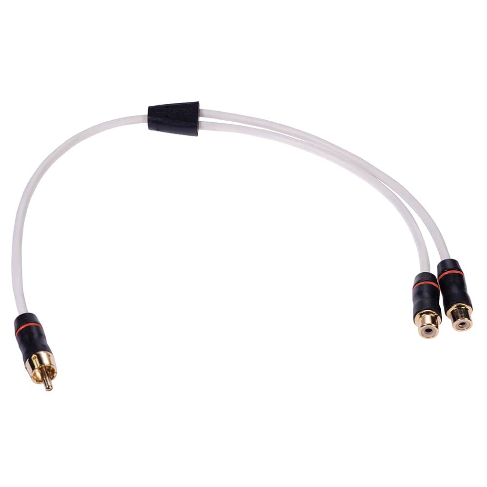 Fusion Performance RCA Cable Splitter - 1 Male to 2 Female - .9 [010-12622-00] - The Happy Skipper