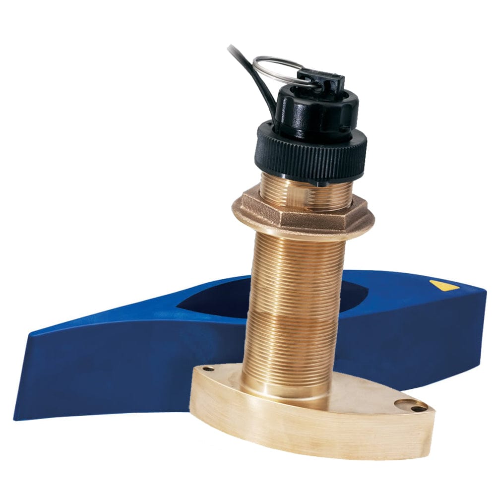 Garmin B744VL Long Stem Bronze Thru-Hull Depth/Temp/Speed w/FB - 8 Pin [010-10193-22] - The Happy Skipper