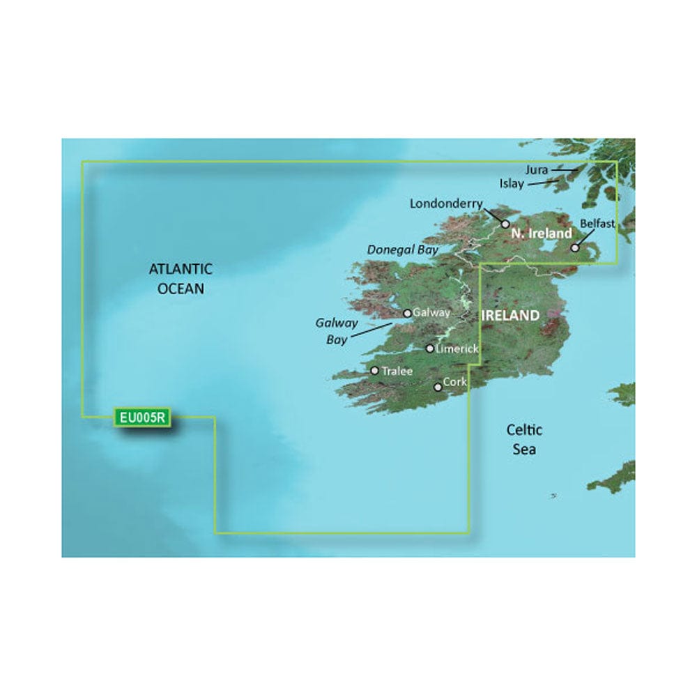 Garmin BlueChart g3 HD - HEU005R - Ireland, West Coast - microSD/SD [010-C0764-20] - The Happy Skipper