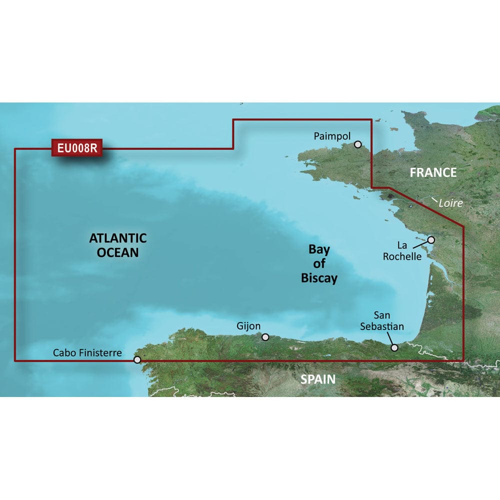 Garmin BlueChart g3 HD - HXEU008R - Bay of Biscay - microSD/SD [010-C0766-20] - The Happy Skipper