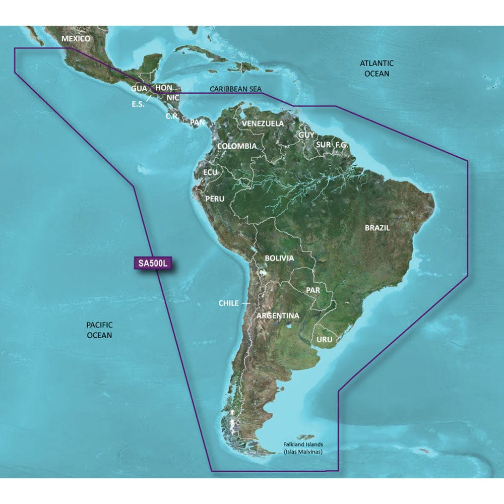 Garmin BlueChart g3 HD - HXSA600X - South America - microSD/SD [010-C1067-20] - The Happy Skipper