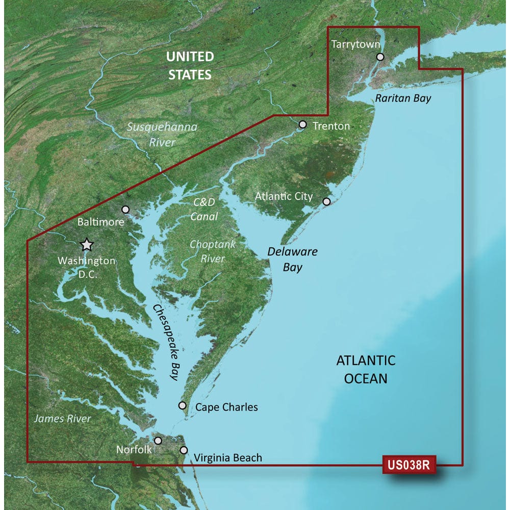 Garmin BlueChart g3 Vision HD - VUS038R - New York - Chesapeake - microSD/SD [010-C1004-00] - The Happy Skipper