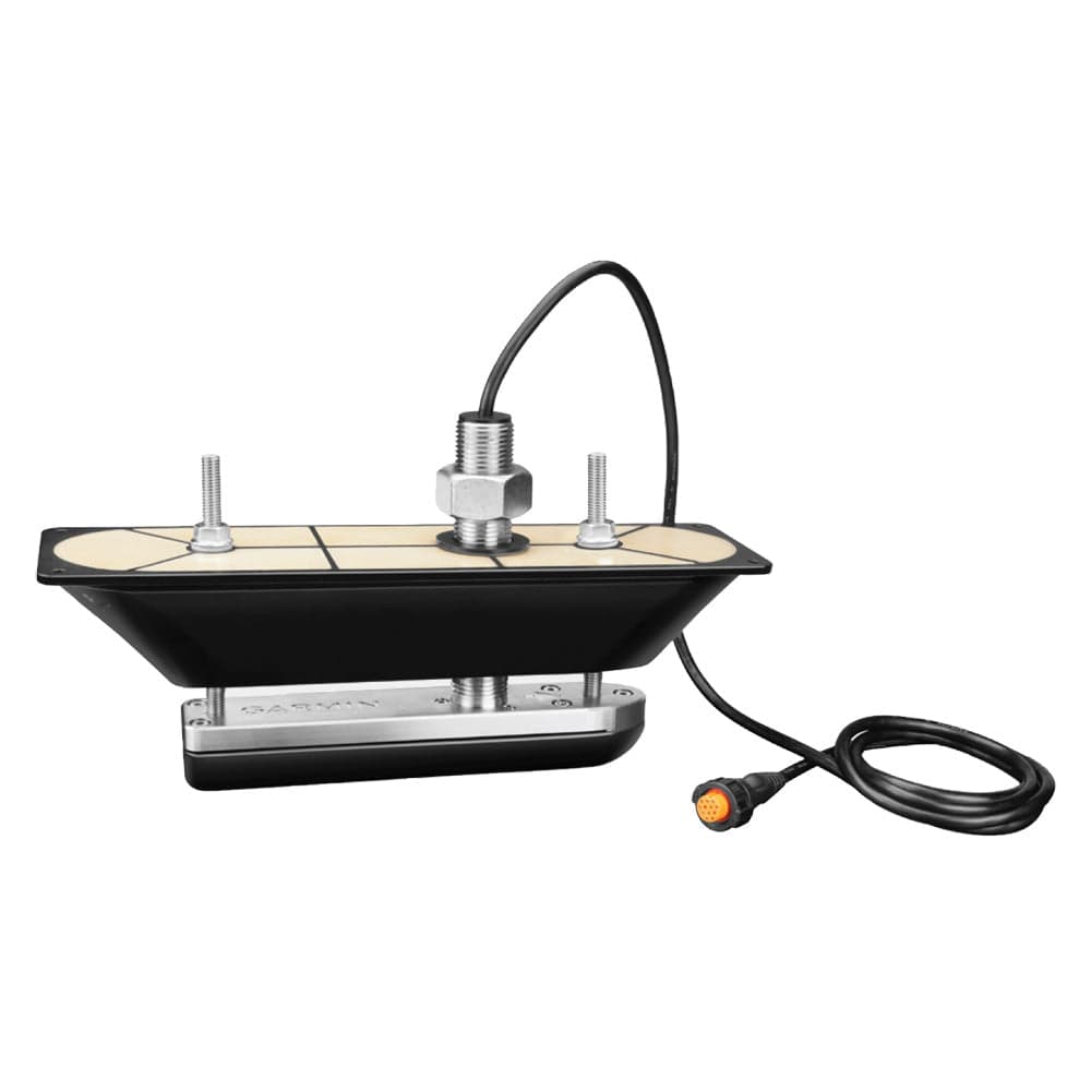 Garmin GT30-TH SS Thru-Hull DownVu/SideVu Scanning Transducer w/Temp f/Hull Deadrises Less Than 5 [010-01961-10] - The Happy Skipper
