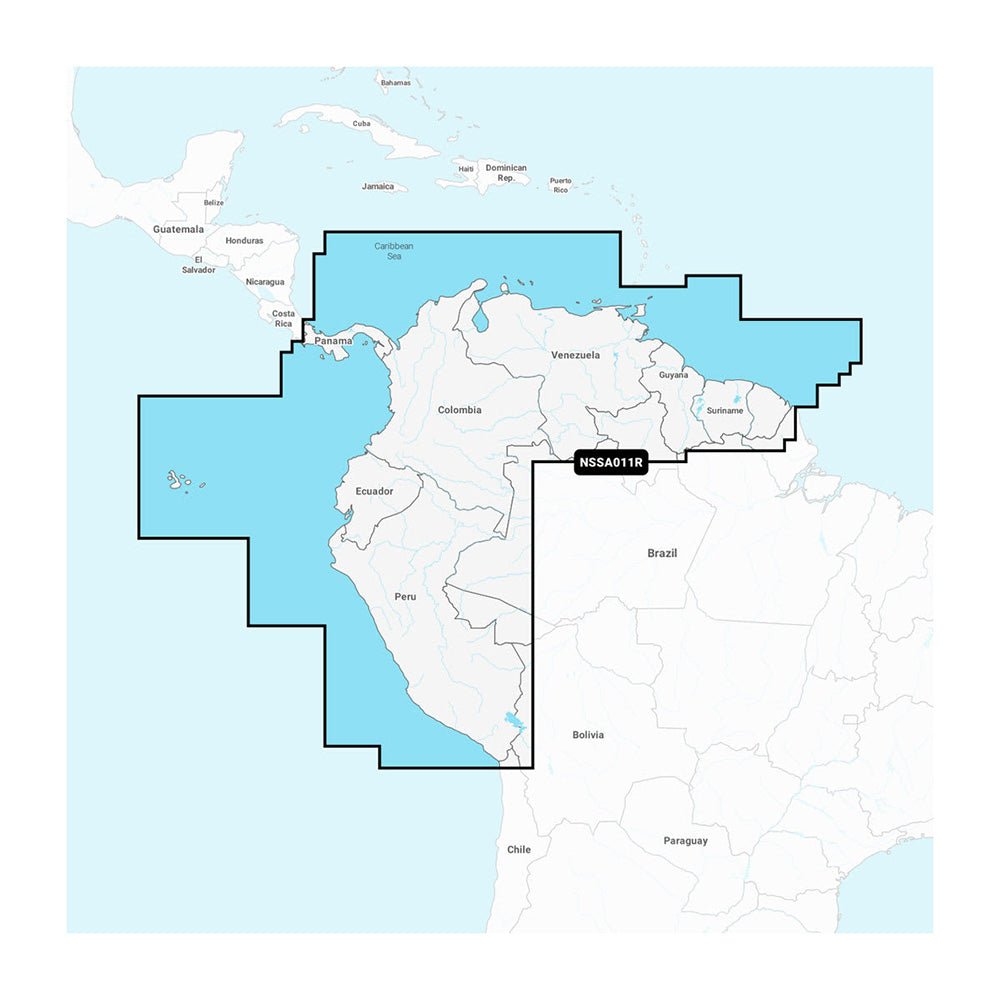 Garmin Navionics+ NSSA011R South America (North) [010-C1452-20] - The Happy Skipper