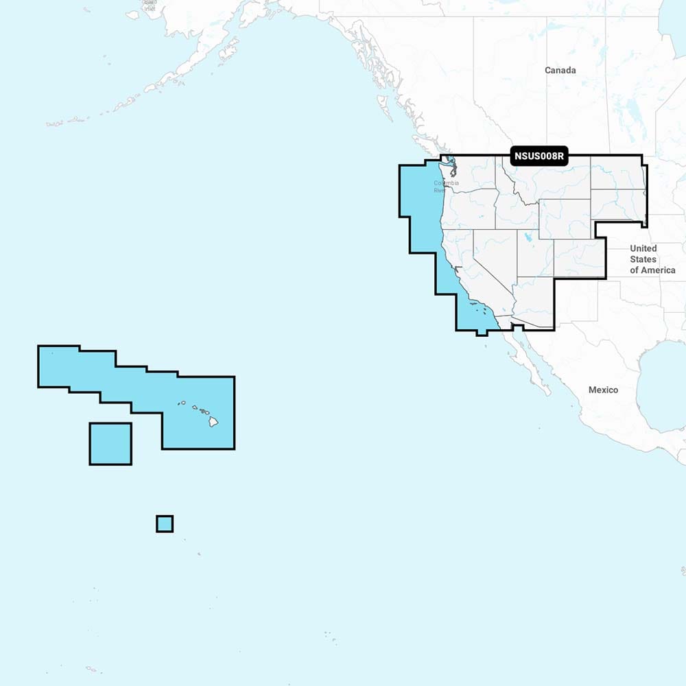 Garmin Navionics+ NSUS008R U.S. West [010-C1292-20] - The Happy Skipper