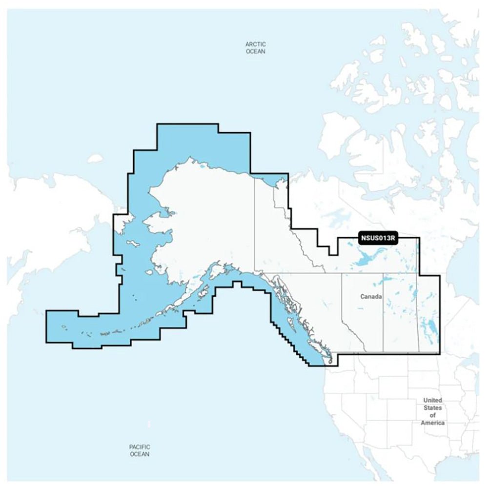 Garmin Navionics+ NSUS013R Canada, West Alaska [010-C1485-20] - The Happy Skipper