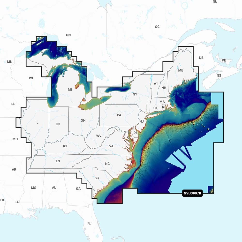 Garmin Navionics Vision+ NVUS007R U.S. East [010-C1291-00] - The Happy Skipper