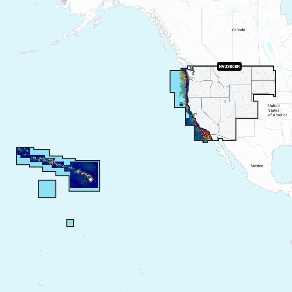 Garmin Navionics Vision+ NVUS008R U.S. West [010-C1292-00] - The Happy Skipper