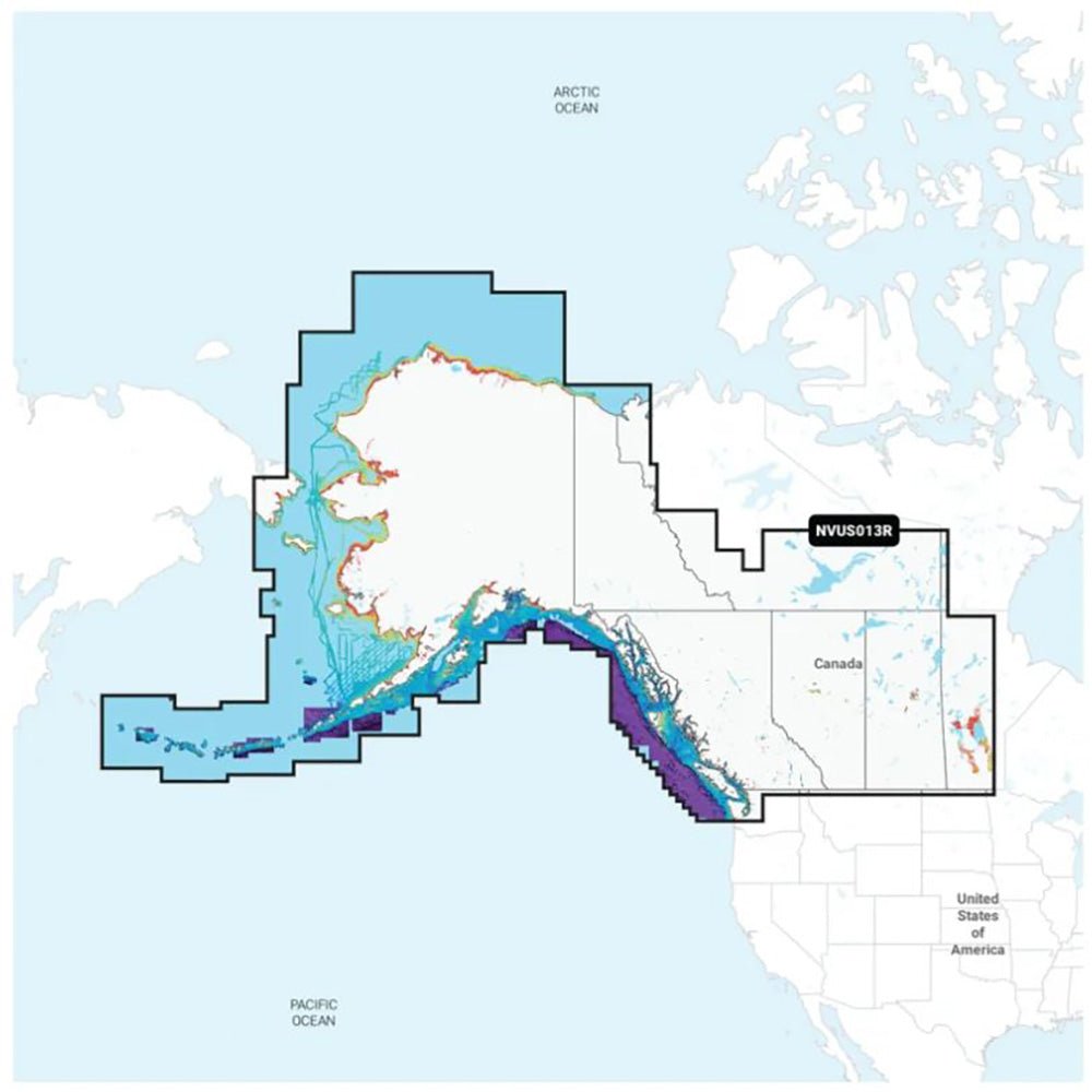 Garmin Navionics Vision+ NVUS013R Canada, West Alaska [010-C1485-00] - The Happy Skipper