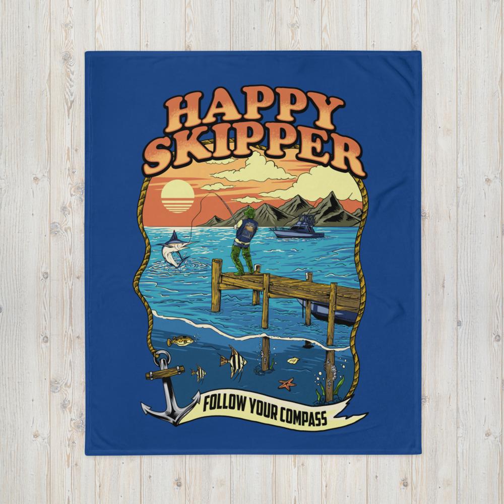 Great Catch Throw Blanket - The Happy Skipper