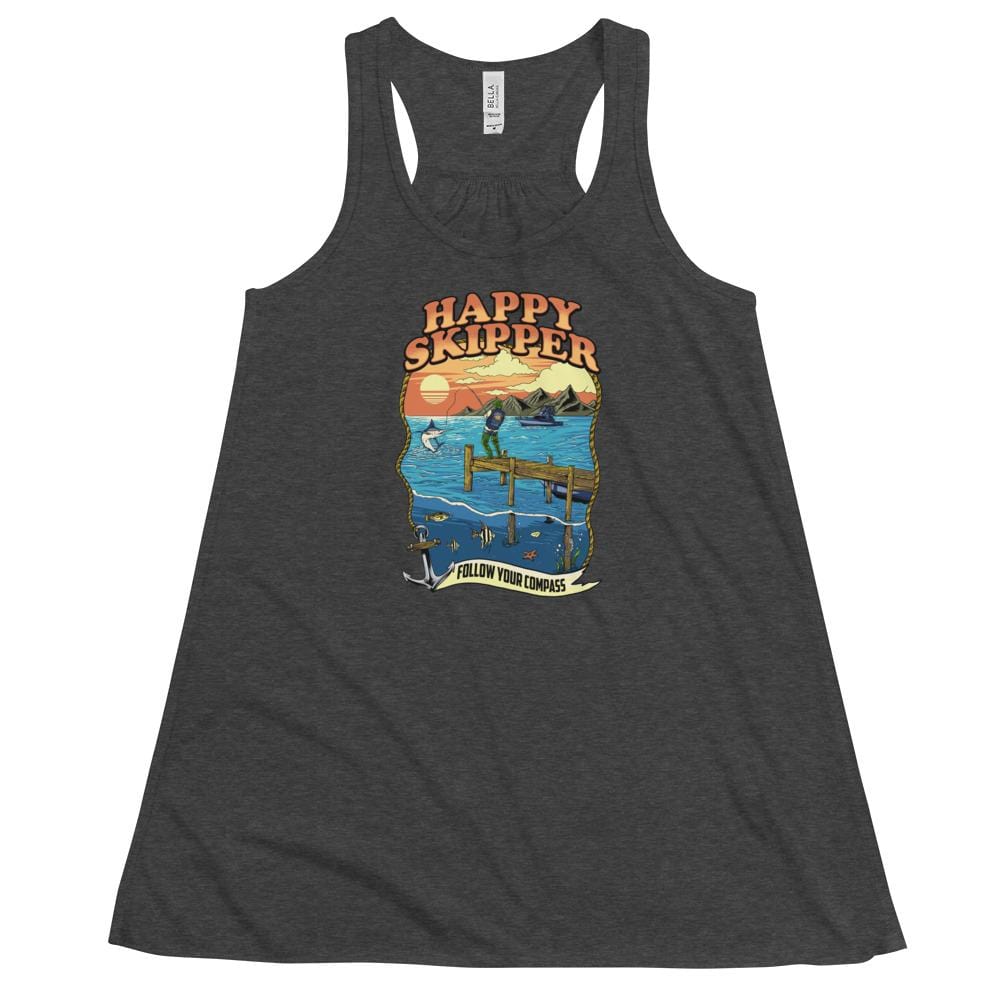Great Catch Women's Flowy Racerback Tank - The Happy Skipper
