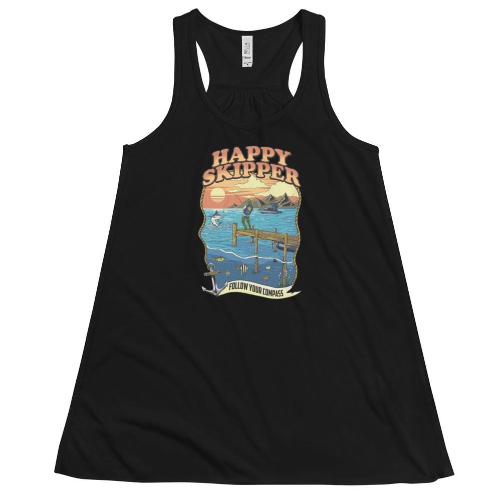 Great Catch Women's Flowy Racerback Tank - The Happy Skipper