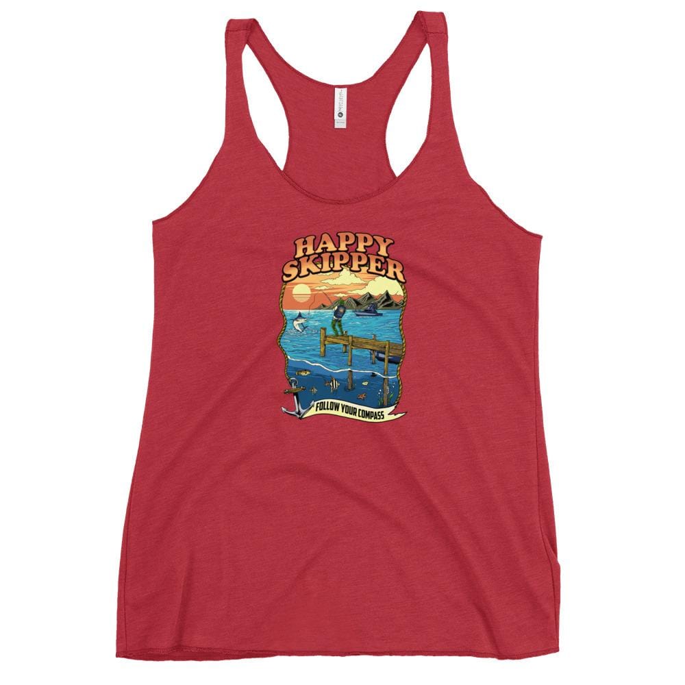 Great Catch Women's Racerback Tank - The Happy Skipper