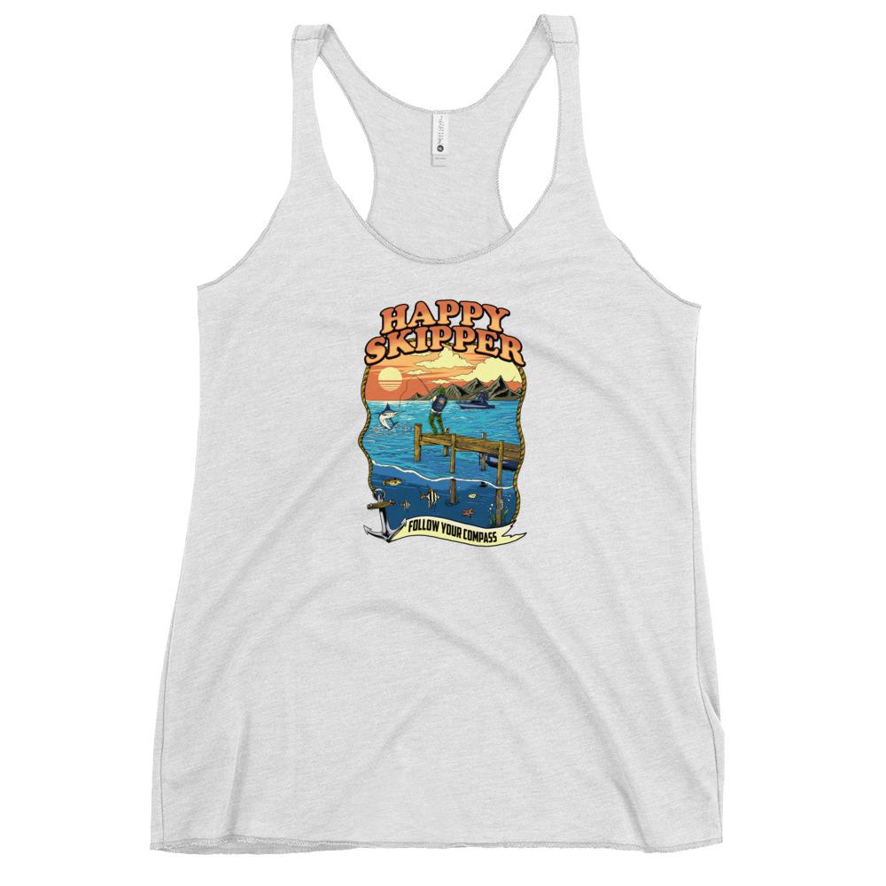 Great Catch Women's Racerback Tank - The Happy Skipper