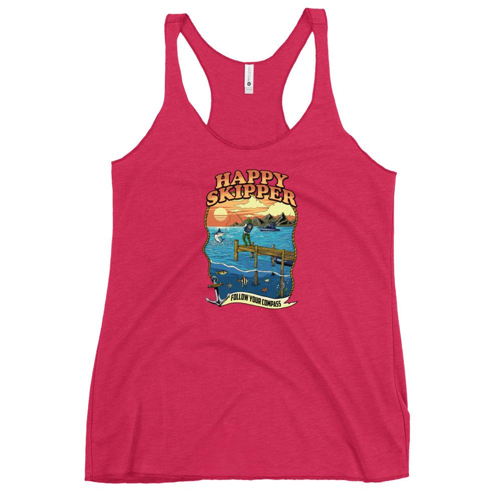 Great Catch Women's Racerback Tank - The Happy Skipper