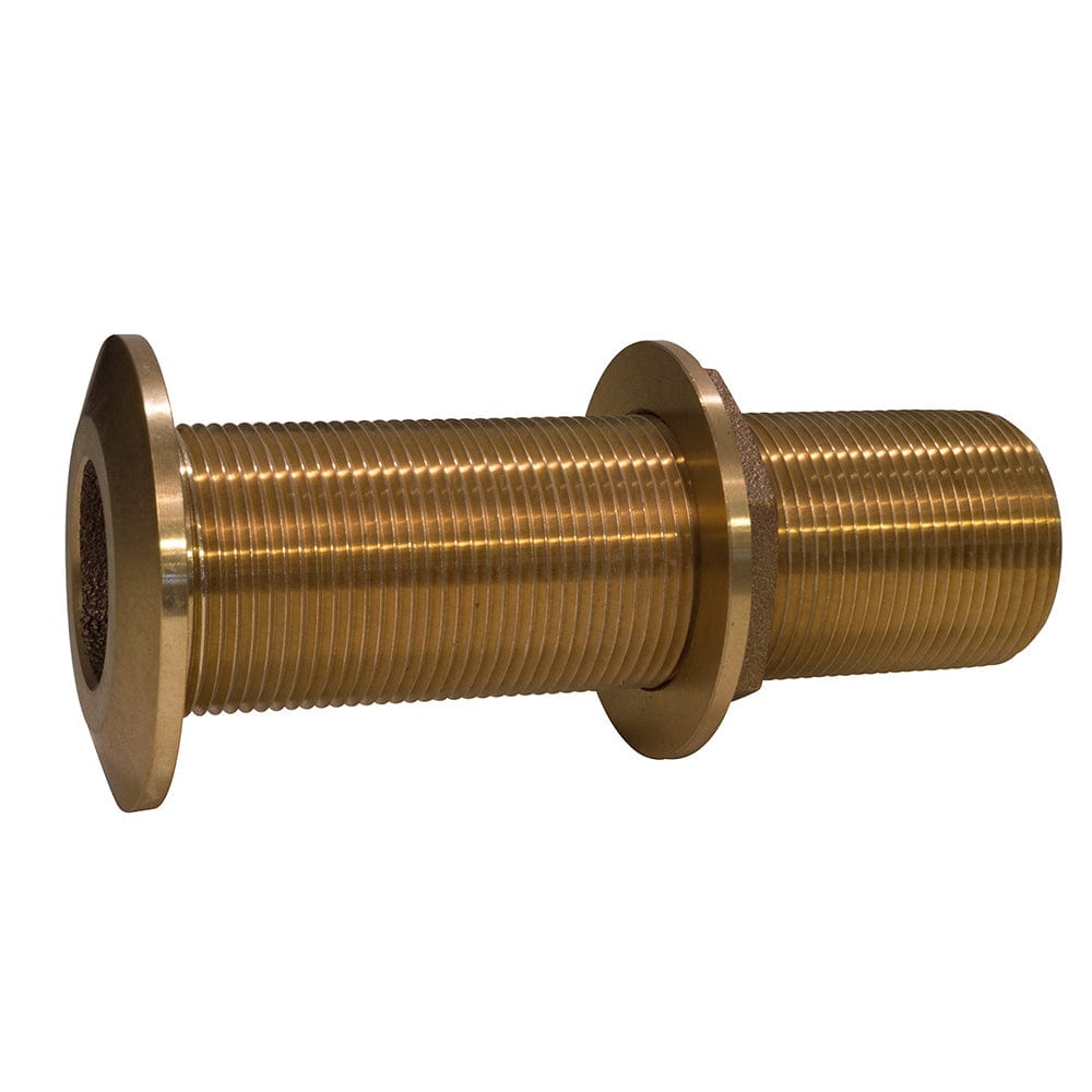 GROCO 1" Bronze Extra Long Thru-Hull Fitting w/Nut [THXL-1000-W] - The Happy Skipper