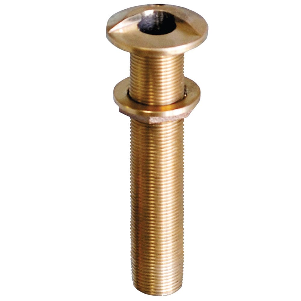 GROCO 3/4" Bronze Extra Long High Speed Thru-Hull Fitting w/Nut [HSTHXL-750-W] - The Happy Skipper