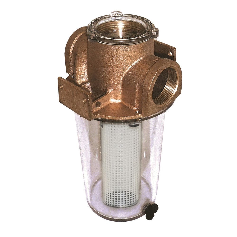 GROCO ARG-1000 Series 1" Raw Water Strainer w/Non-Metallic Plastic Basket [ARG-1000-P] - The Happy Skipper