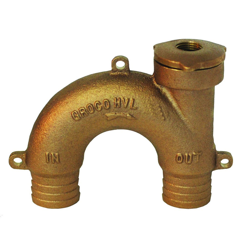 GROCO Bronze Vented Loop - 2" Hose [HVL-2000] - The Happy Skipper