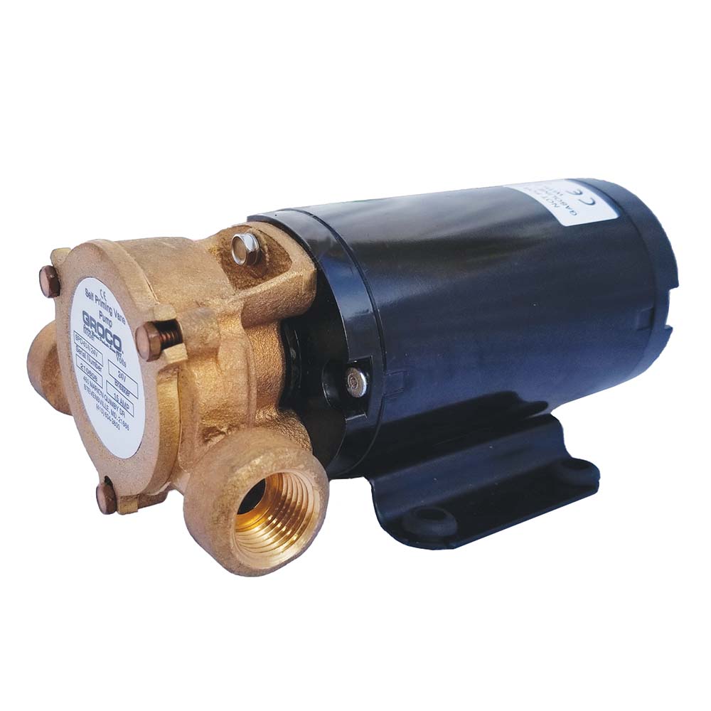 GROCO Heavy Duty Positive Displacement Vane Pump - 12V [SPO-60-N 12V] - The Happy Skipper