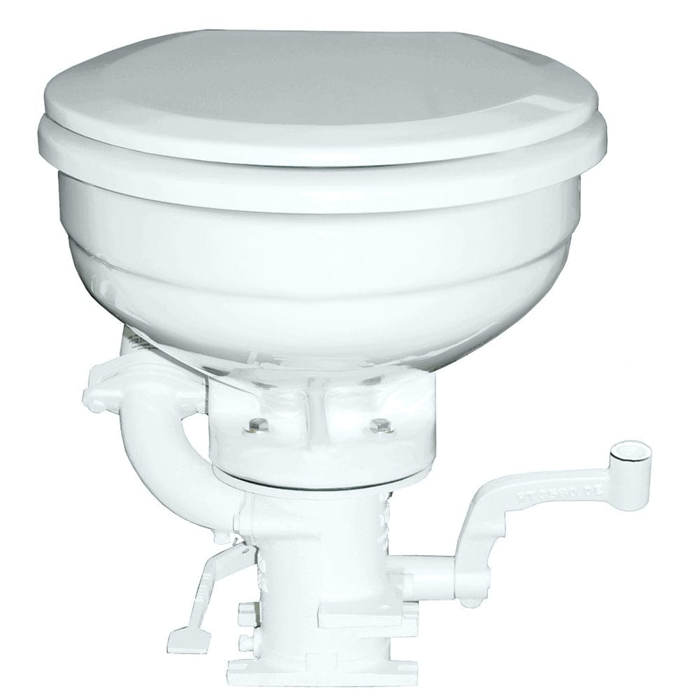 GROCO K Series Hand Operated Marine Toilet [K-H] - The Happy Skipper