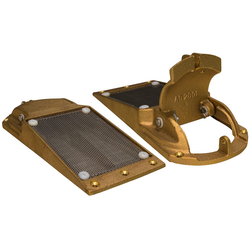GROCO Perforated Hull Strainer w/Access Door 3" Max Thru-Hull [APHS-3000-1] - The Happy Skipper