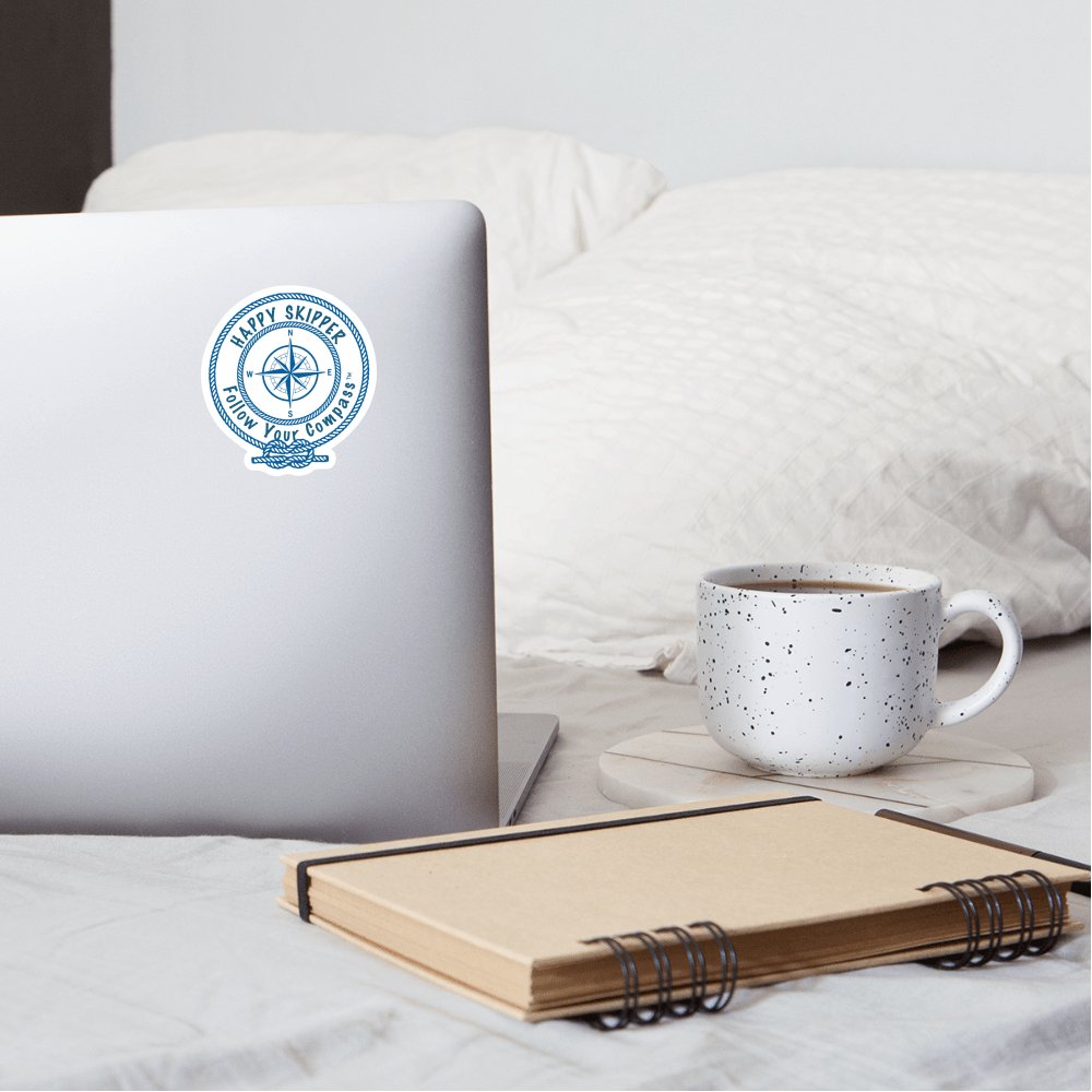 Happy Skipper Blue Rope Logo Sticker - The Happy Skipper