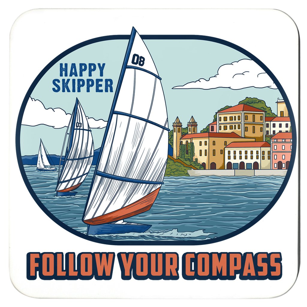 Happy Skipper™ Chill Sail Coasters - The Happy Skipper