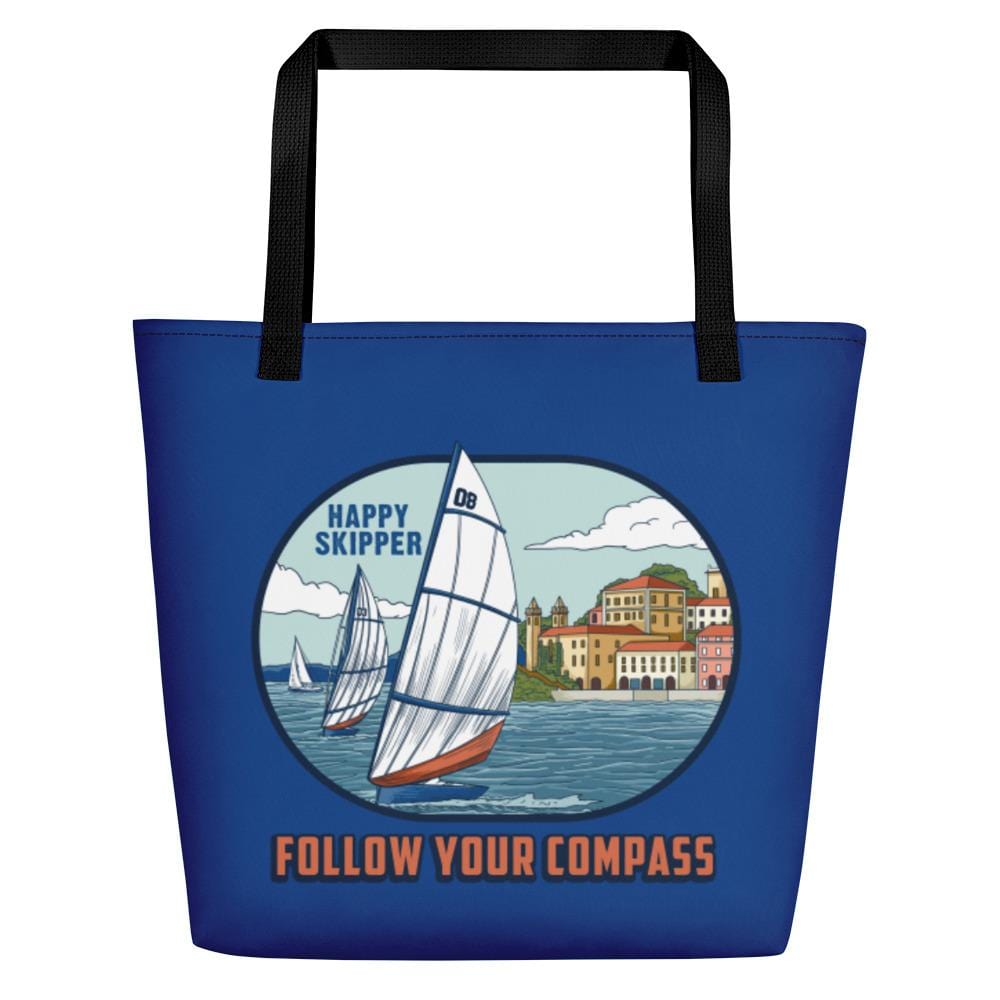 Happy Skipper™ Chill Sail Design Beach Bag - The Happy Skipper