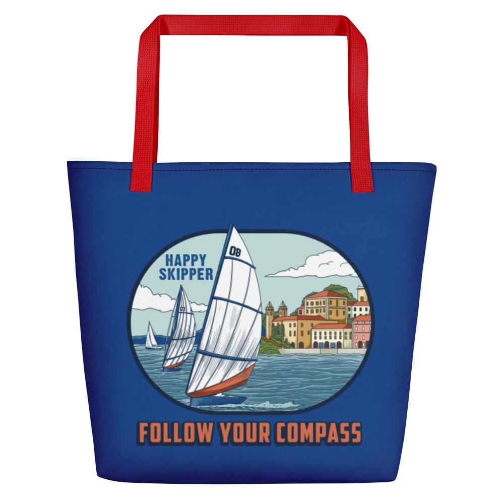 Happy Skipper™ Chill Sail Design Beach Bag - The Happy Skipper