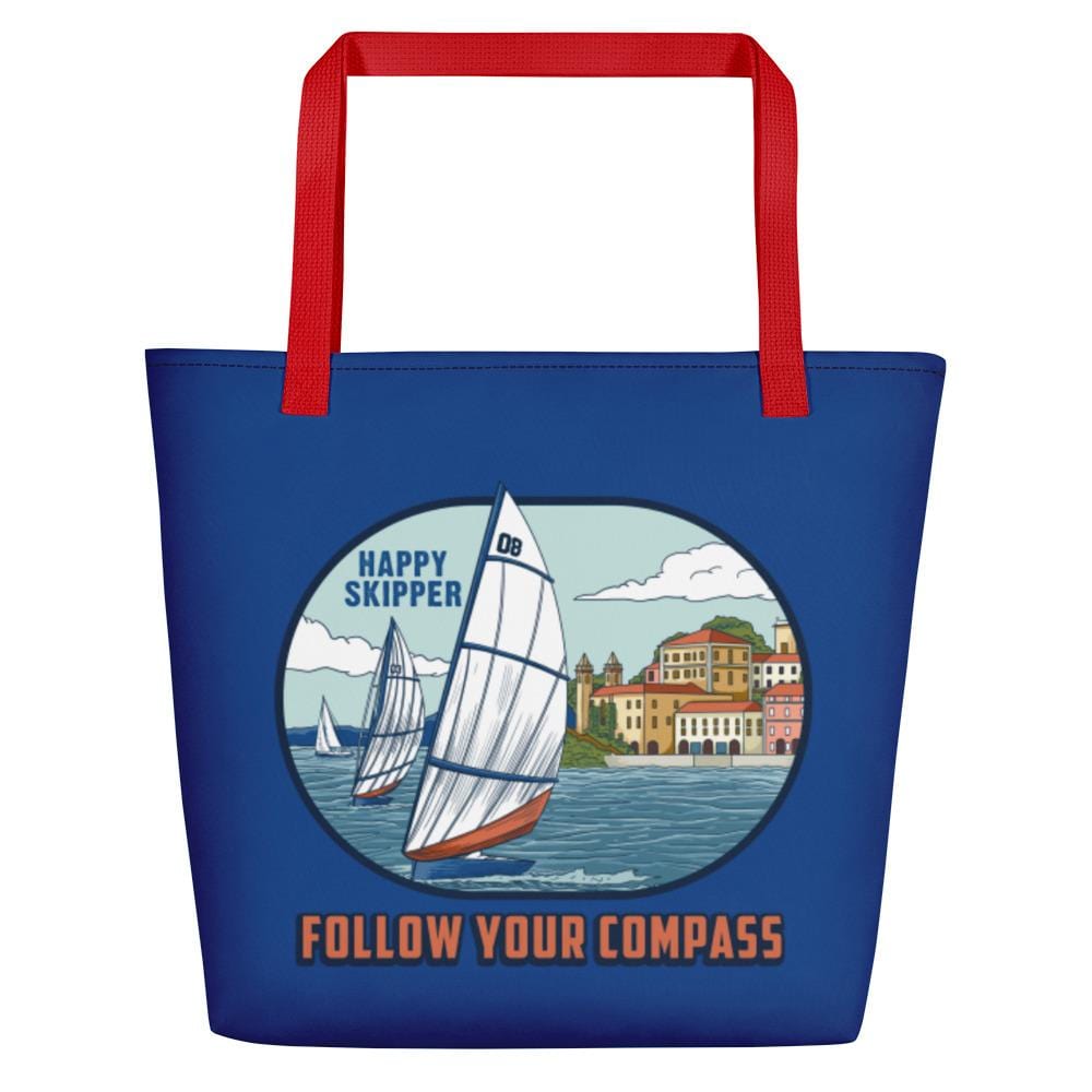 Happy Skipper™ Chill Sail Design Beach Bag - The Happy Skipper