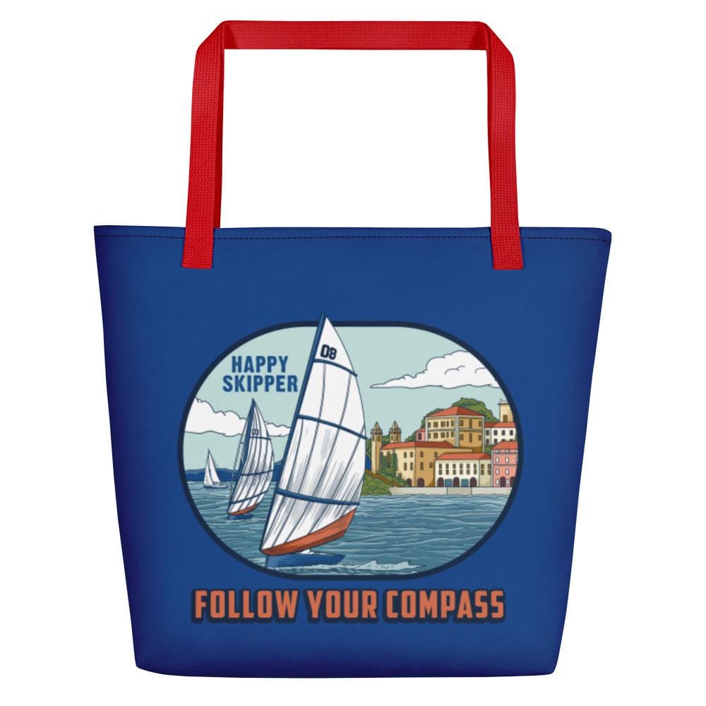 Happy Skipper™ Chill Sail Design Beach Bag - The Happy Skipper