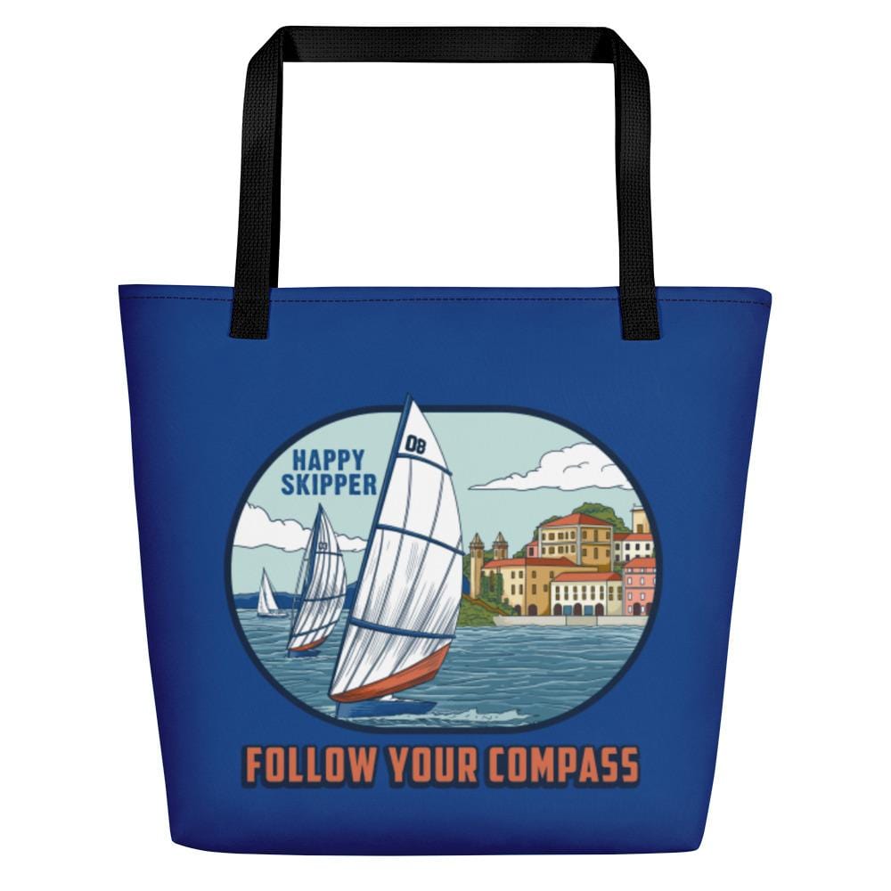 Happy Skipper™ Chill Sail Design Beach Bag - The Happy Skipper