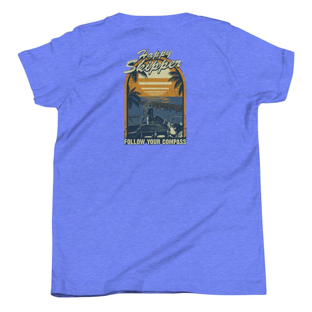 Happy Skipper™ Dockview Design Youth Short Sleeve T-Shirt - The Happy Skipper
