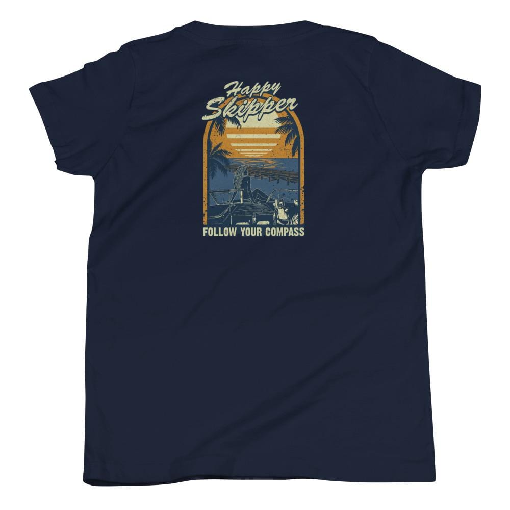 Happy Skipper™ Dockview Design Youth Short Sleeve T-Shirt - The Happy Skipper