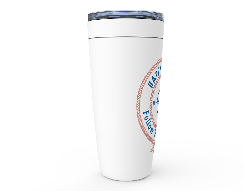 Happy Skipper Follow Your Compass Logo™ Viking Tumblers - The Happy Skipper