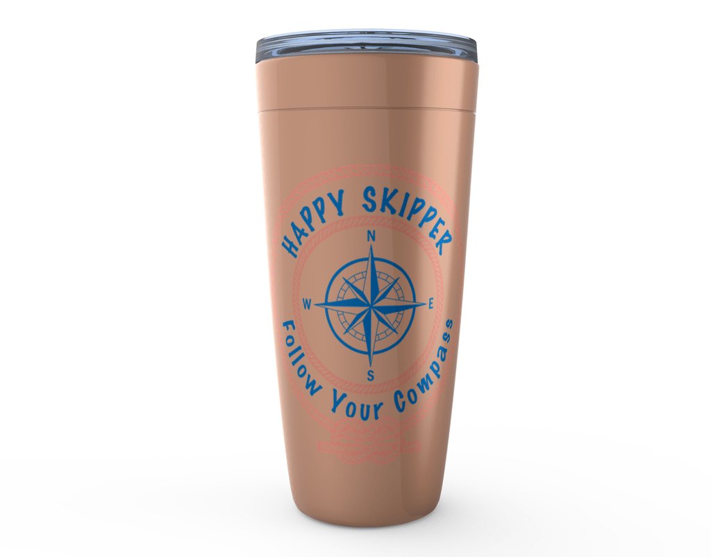 Happy Skipper Follow Your Compass Logo™ Viking Tumblers - The Happy Skipper