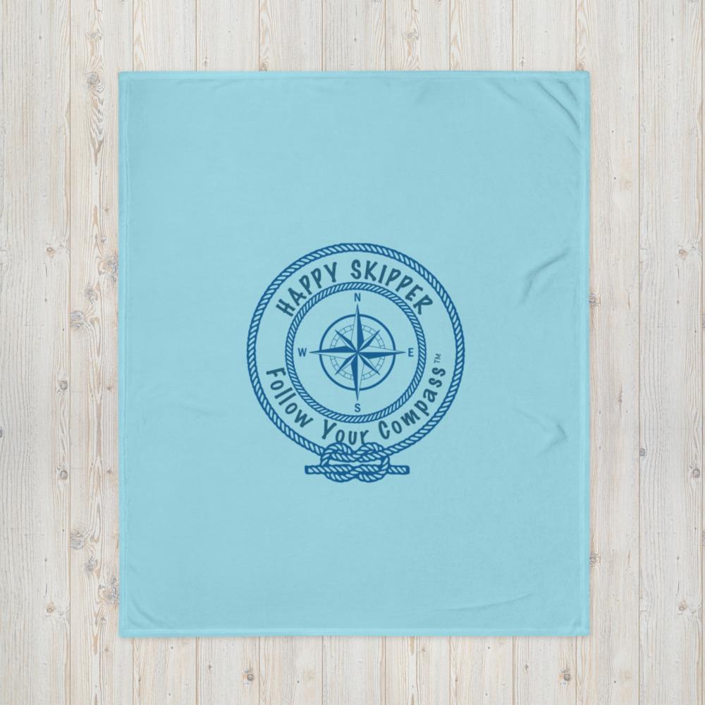 Happy Skipper™ Logo Throw Blanket - The Happy Skipper