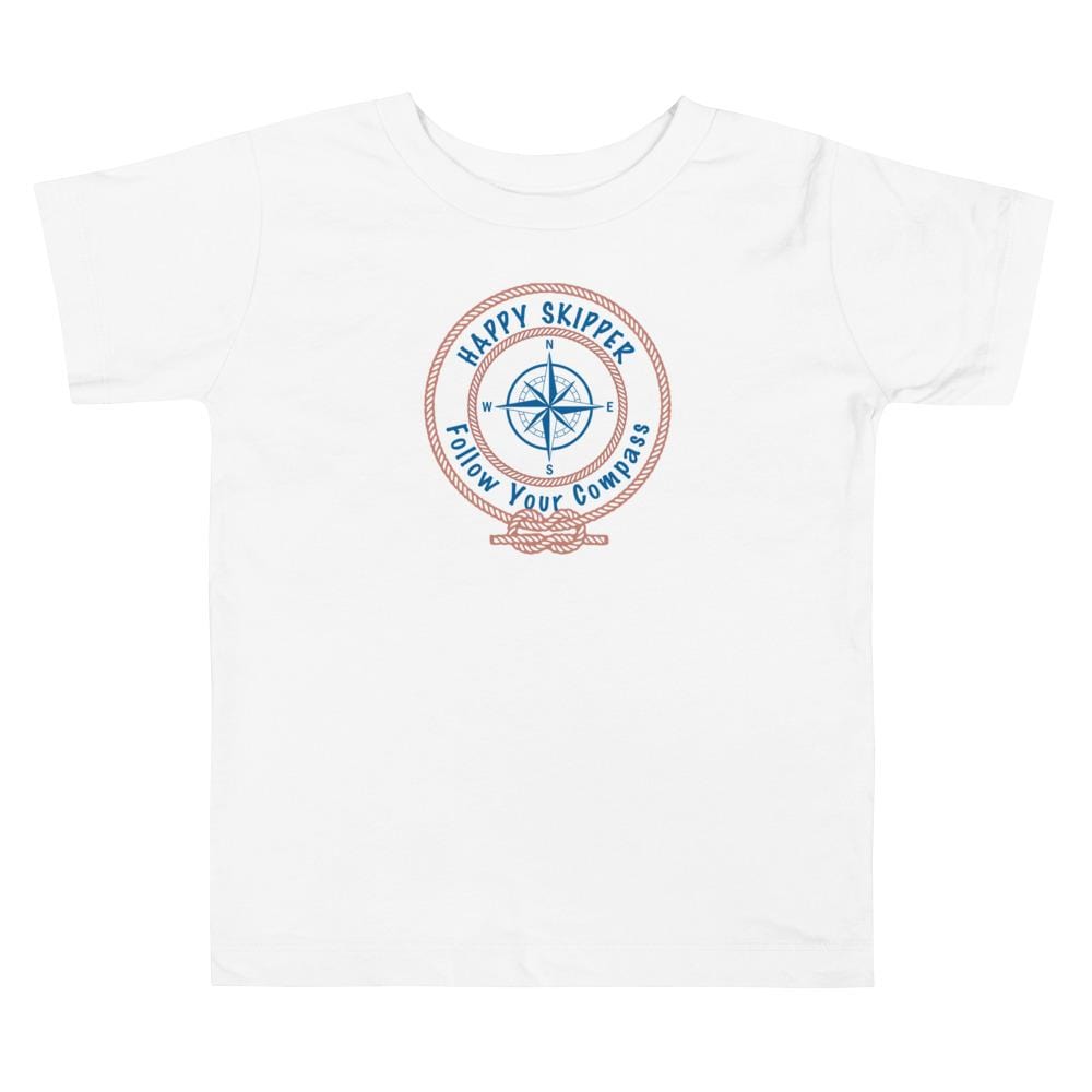 Happy Skipper™ Logo Toddler Short Sleeve Tee - The Happy Skipper