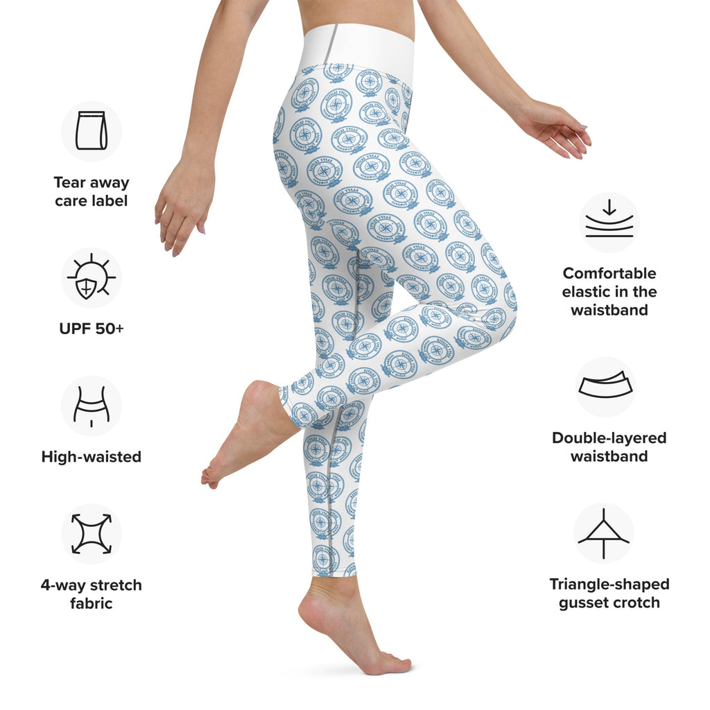 Happy Skipper Logo Yoga Leggings - The Happy Skipper