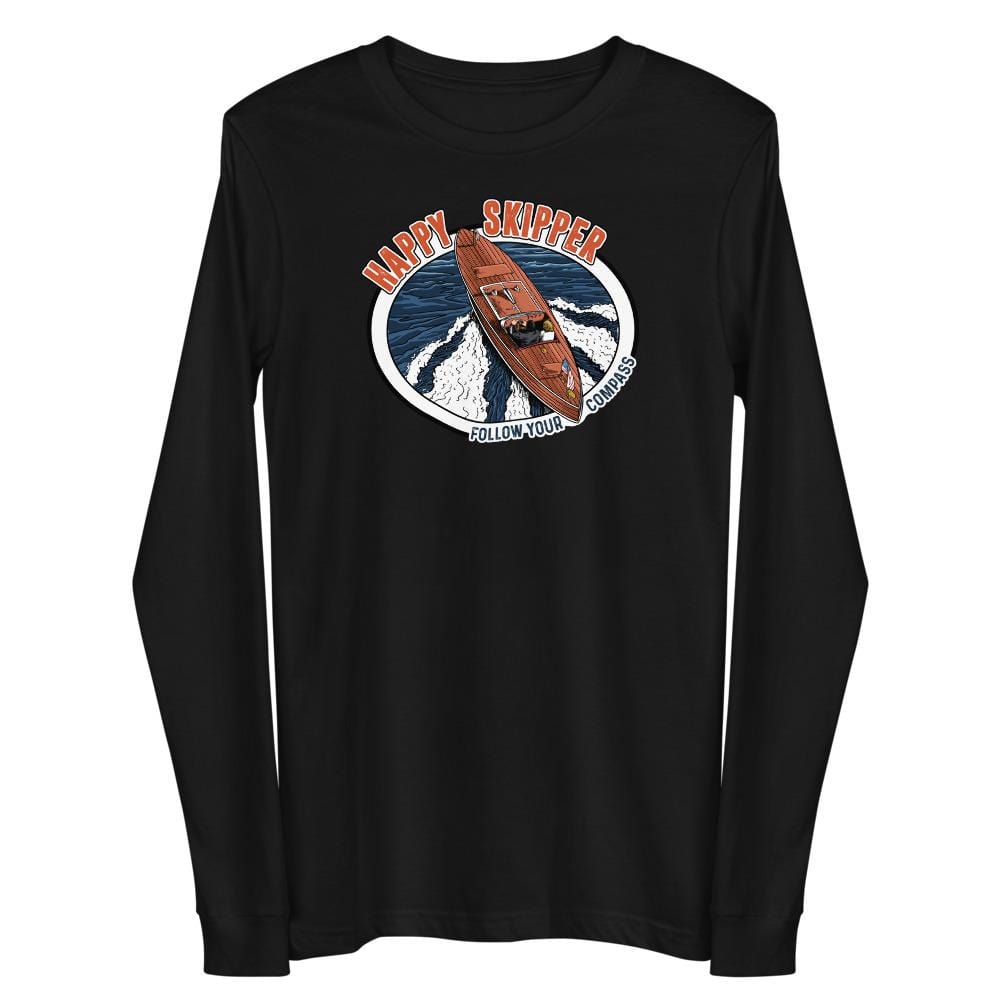 Happy Skipper™ Motor Launch Unisex Long Sleeve Tee - The Happy Skipper