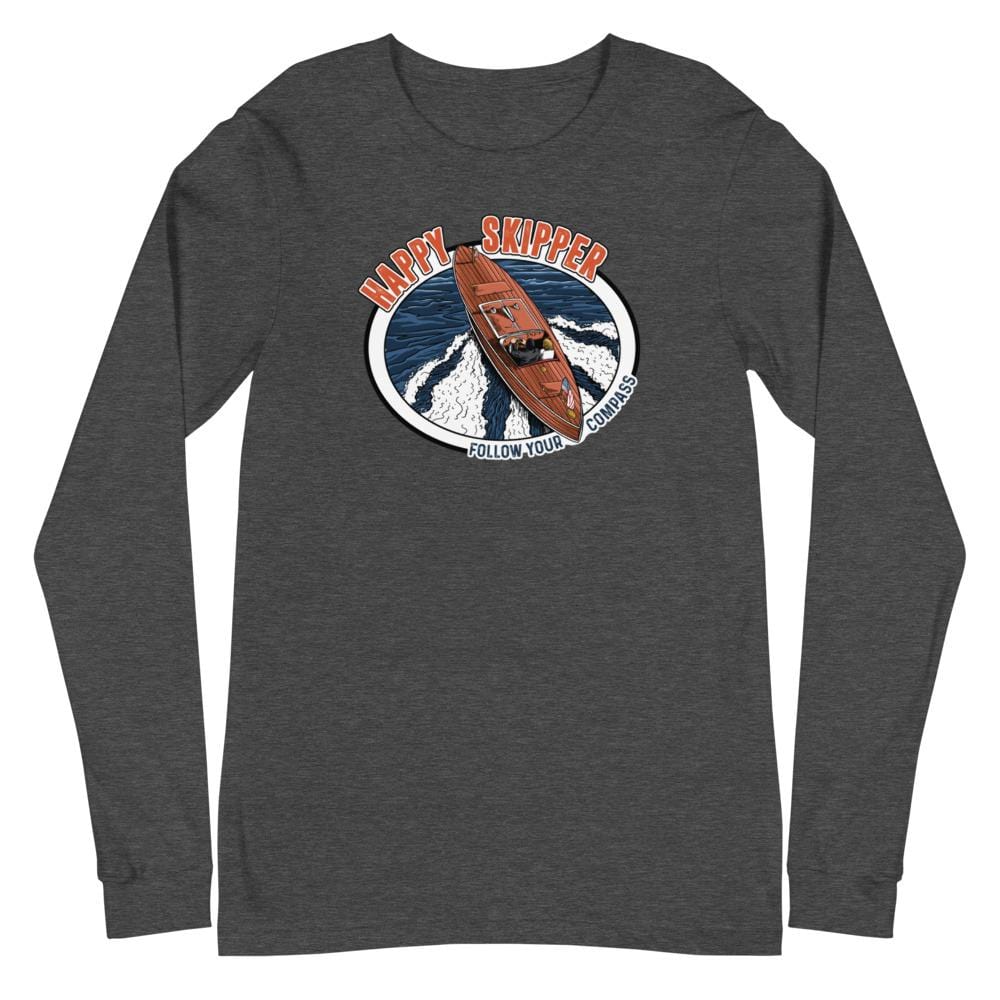 Happy Skipper™ Motor Launch Unisex Long Sleeve Tee - The Happy Skipper